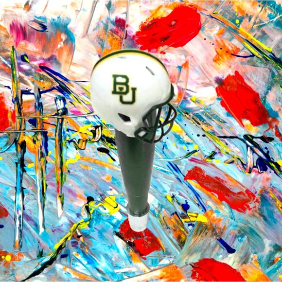 NCAA Baylor Bears Beer Tap Handle Kegerator Football Brew Ale Big12 - Picture 3 of 3